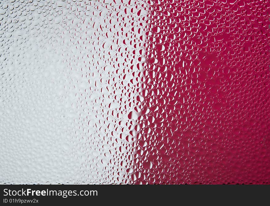 Abstract picture of color water drops