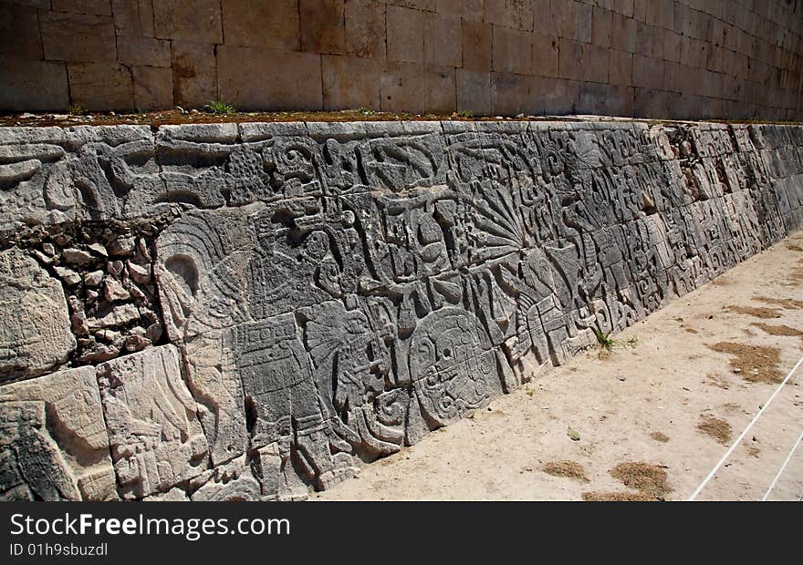 The Stadium Near Chichen Itza Temple