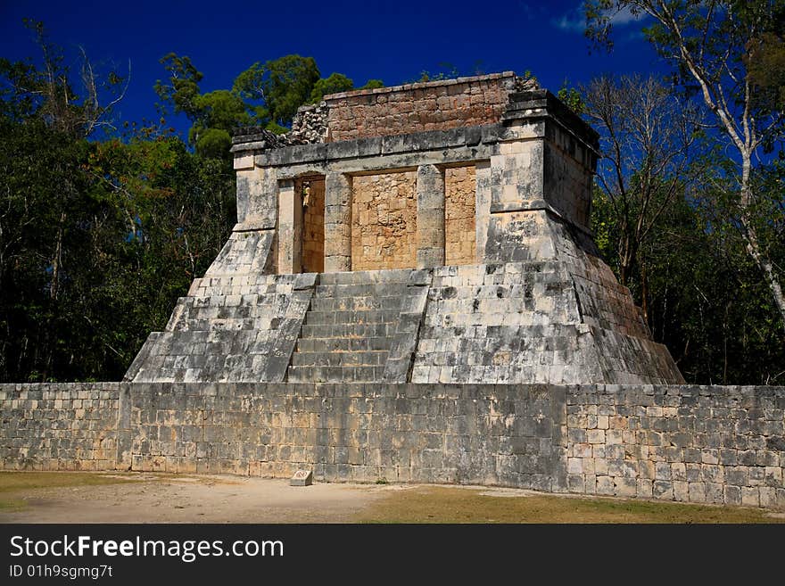 The stadium near chichen itza temple