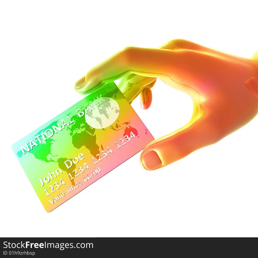 Endorsing Colorful Credit Card