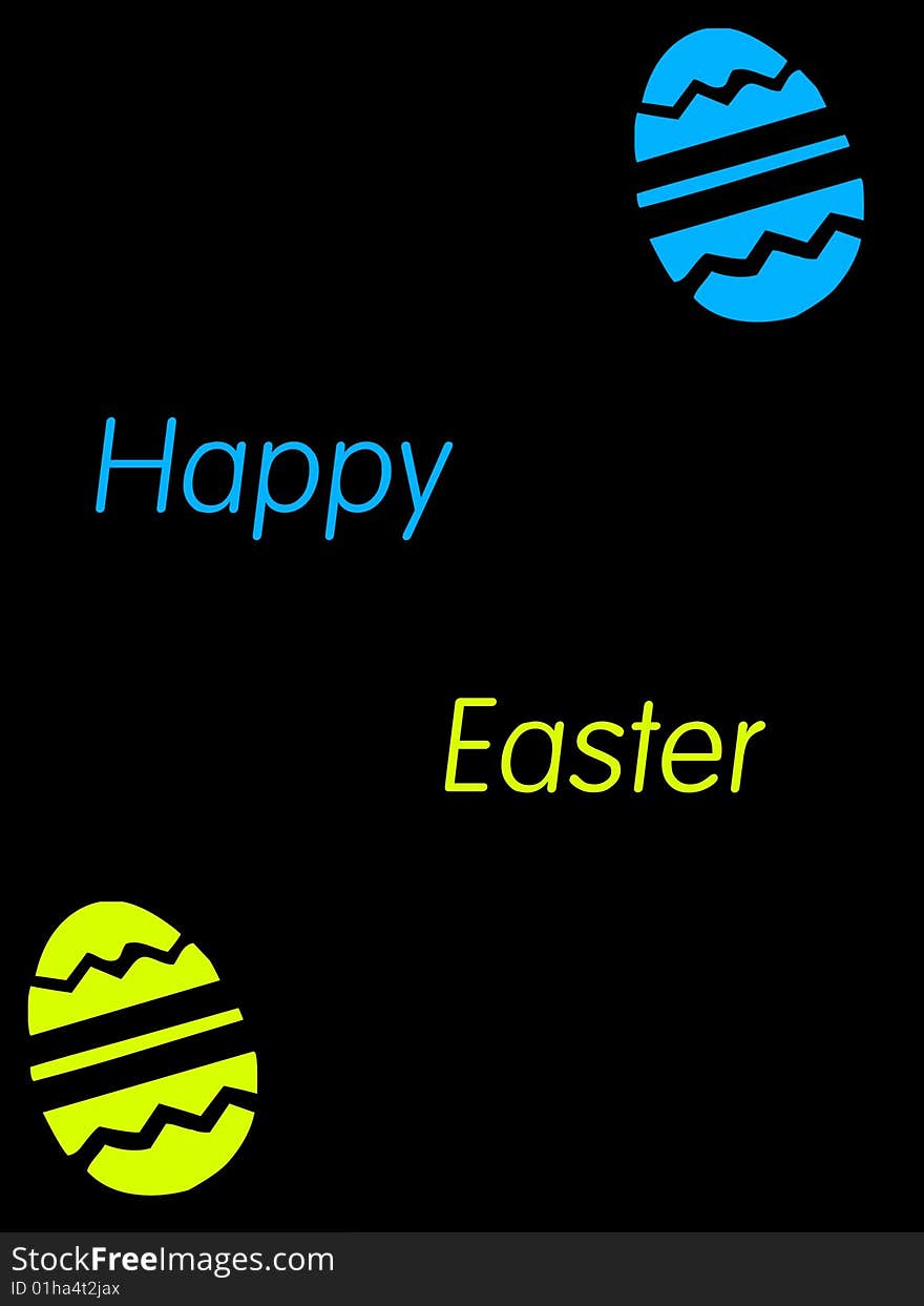 A design for Easter time. A design for Easter time