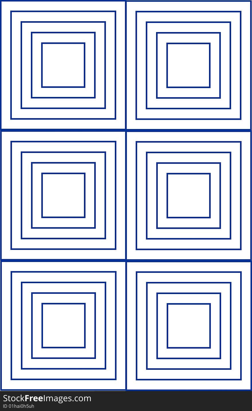 Grouping of squares forming a vector visual illusion in a seamless repeat pattern illustration background. Grouping of squares forming a vector visual illusion in a seamless repeat pattern illustration background.