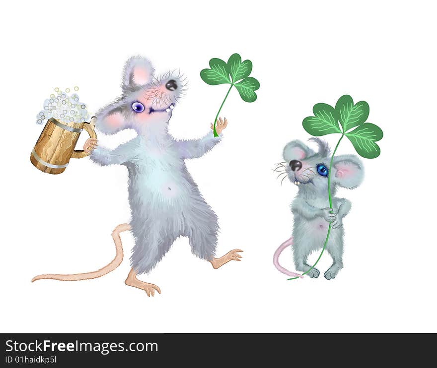 Mouse glad and mark the day of sainted Patrick. Mouse glad and mark the day of sainted Patrick