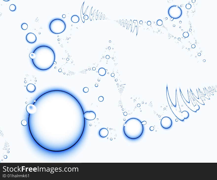 Abstract water splash