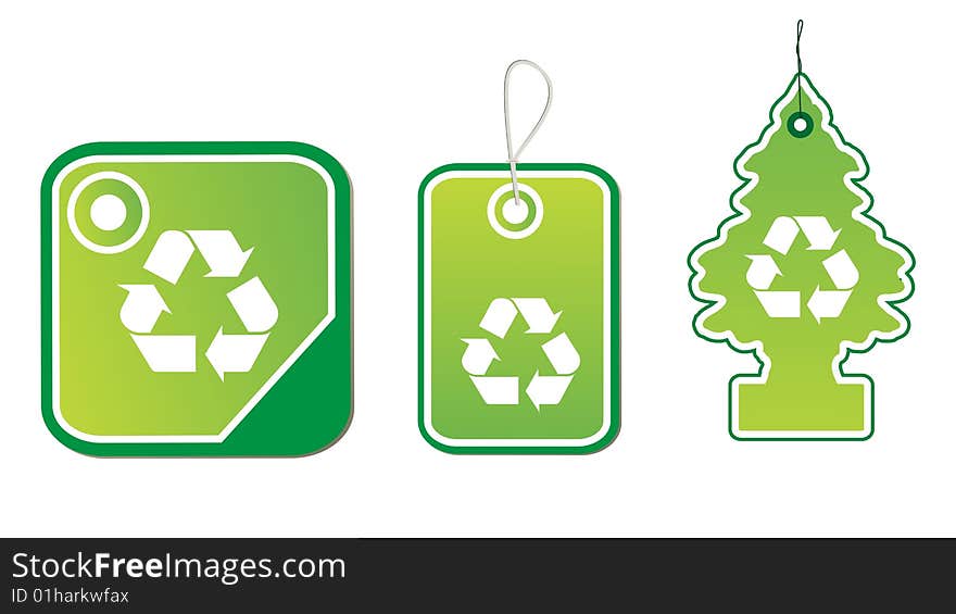 Recycle Tags, Stickers/labels