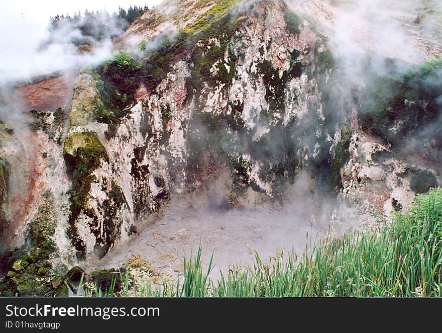 Craters of the Moon Scenic Reserve- New Zealand, north island