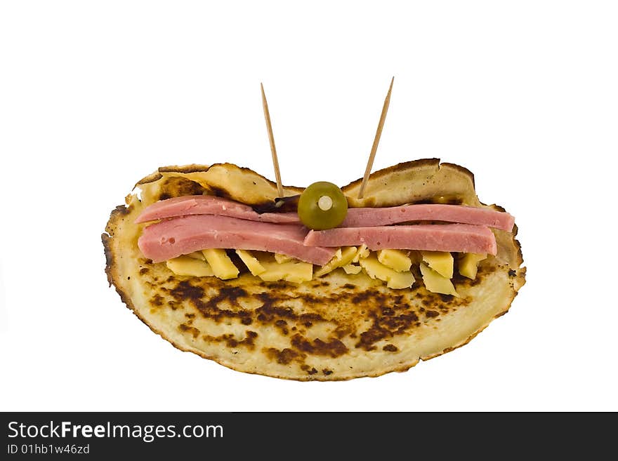 Pancake with a stuffing