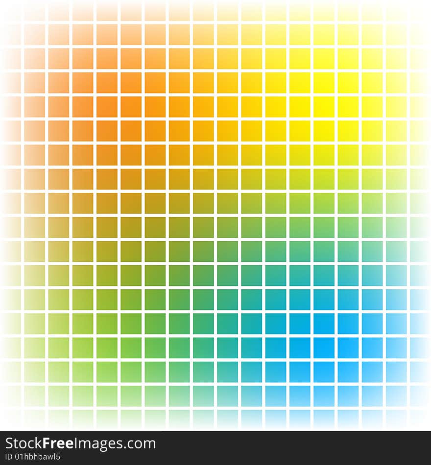 Bright modern background with squares