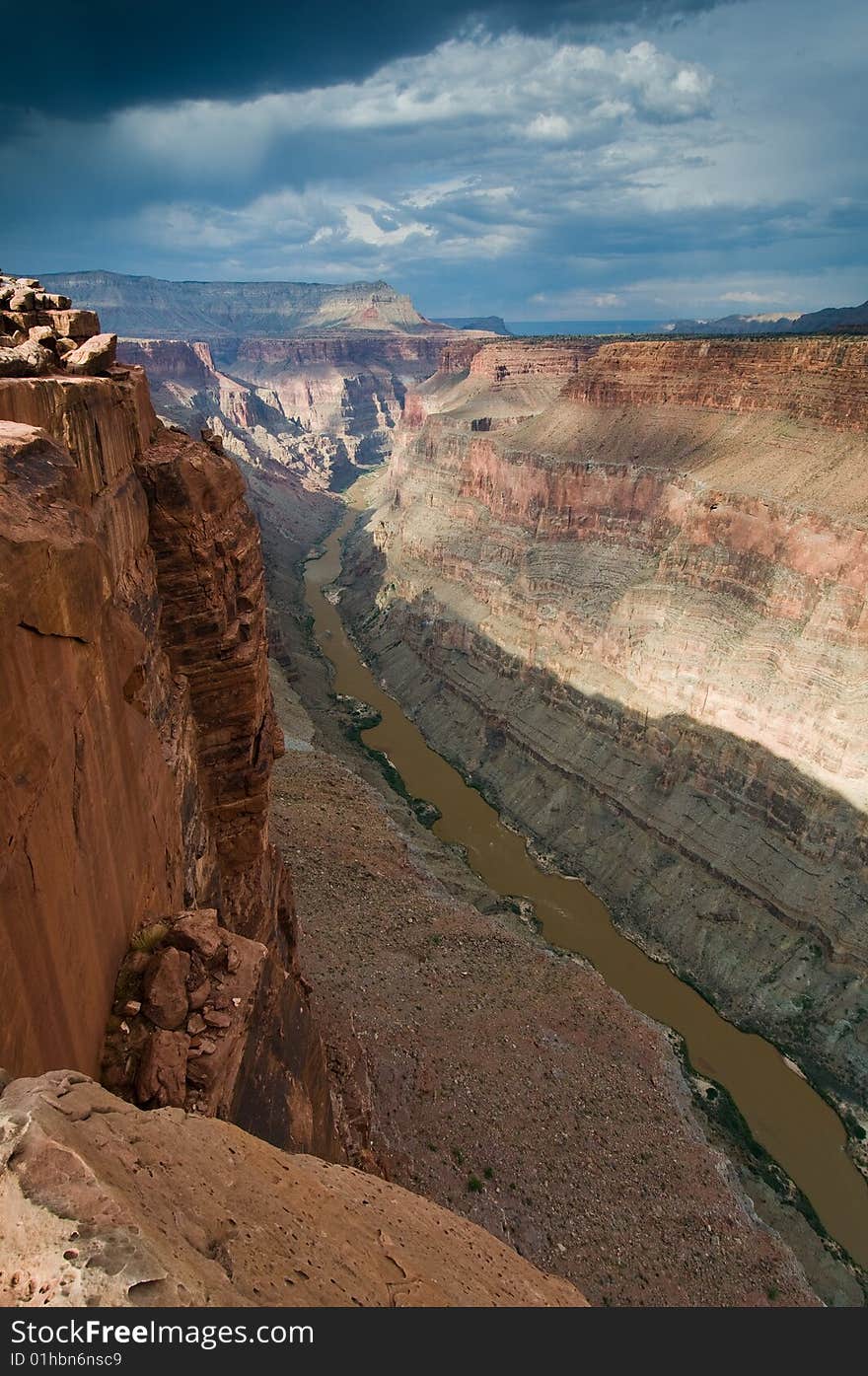 Colorado River and Grand Canyon at Toroweap