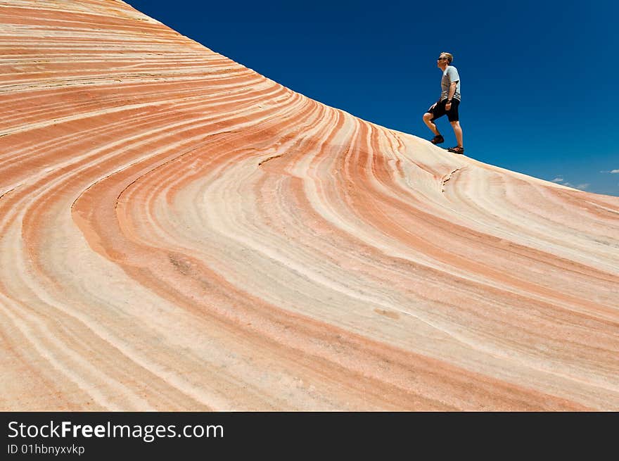 The Wave of Coyote Buttes in the Vermillion Cliffs Wildreness Area, Utah and Arizona