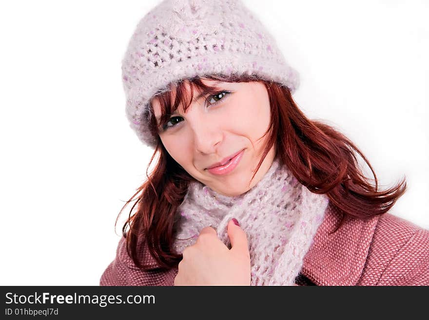 Teen Girl Wearing Winter Coat