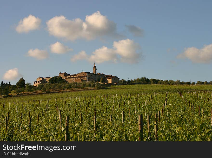 Tuscan village