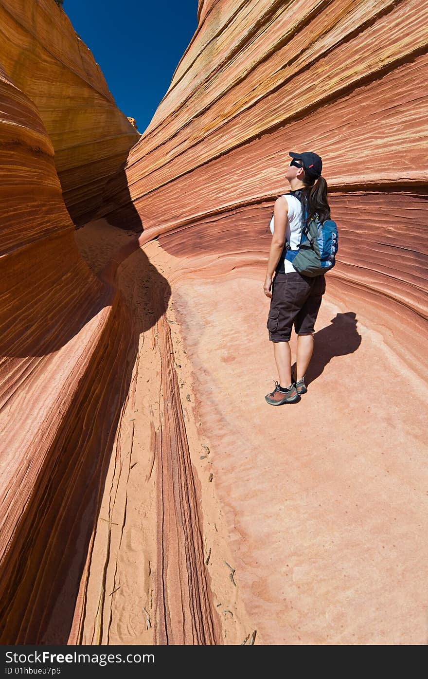 The Wave of Coyote Buttes in the Vermillion Cliffs Wildreness Area, Utah and Arizona