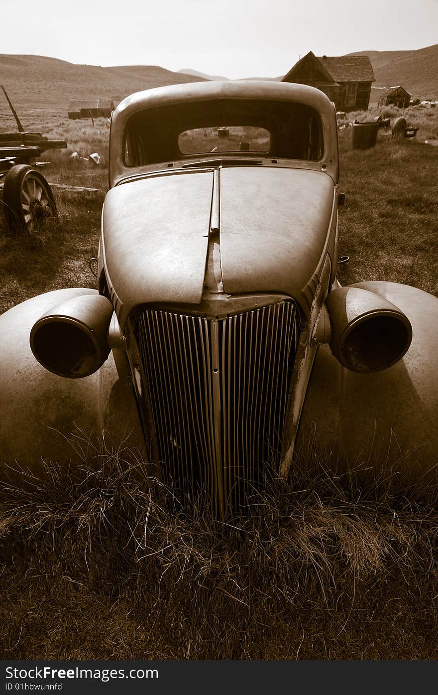 Deserted car, Bodie