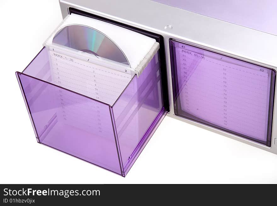 This is a filing system with the CD box.
It can store 120 CD or DVD discs.