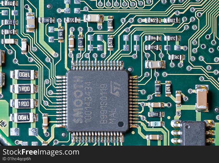 Harddisk's circuit board on the bottom