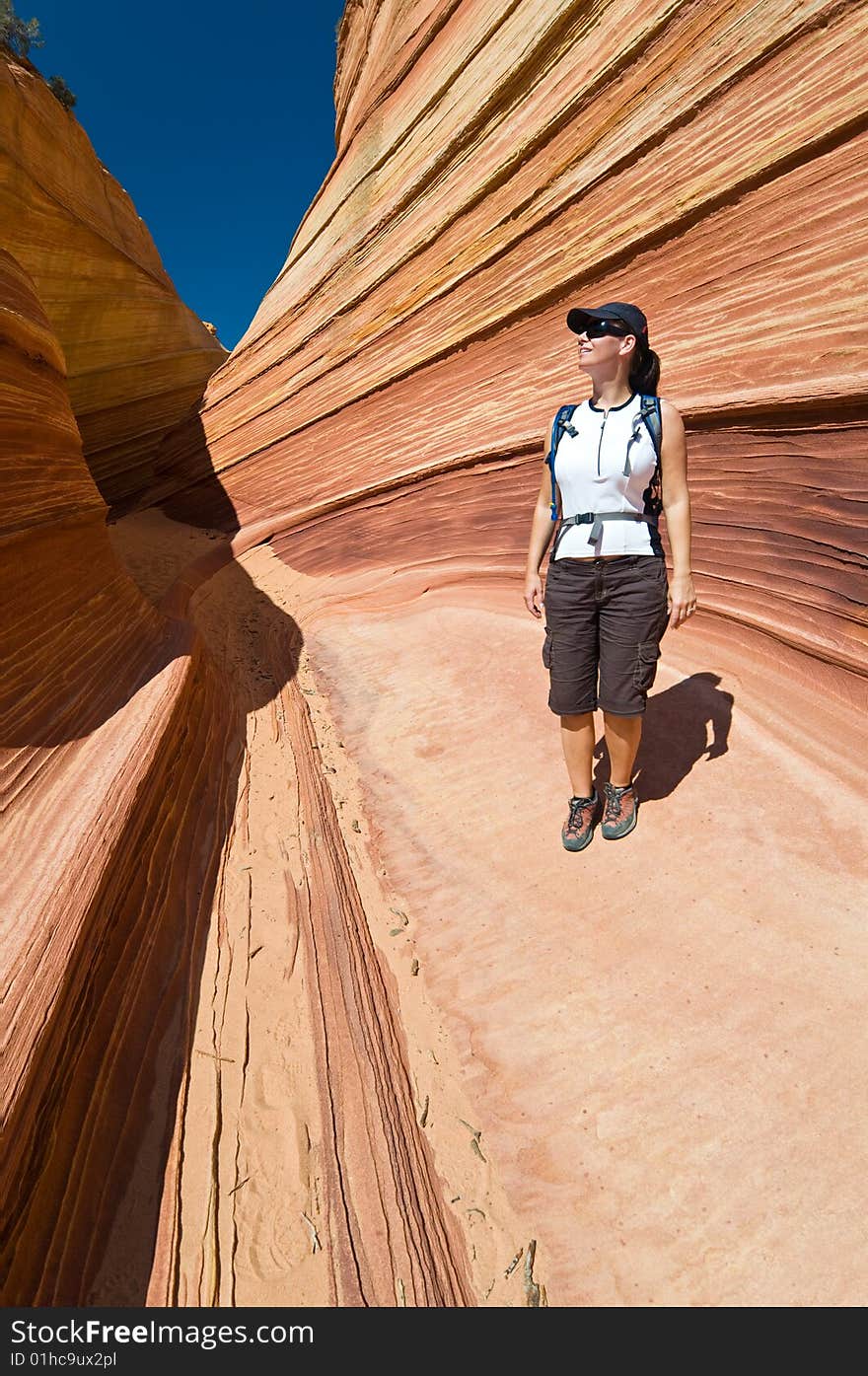 The Wave of Coyote Buttes in the Vermillion Cliffs Wildreness Area, Utah and Arizona