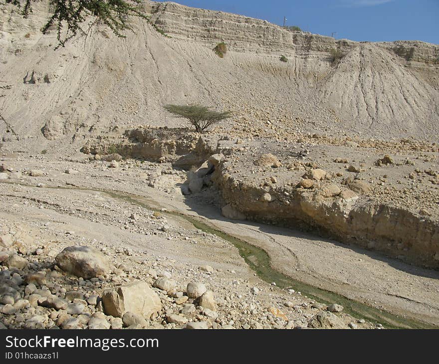 Desert by tht Dead sea Israel