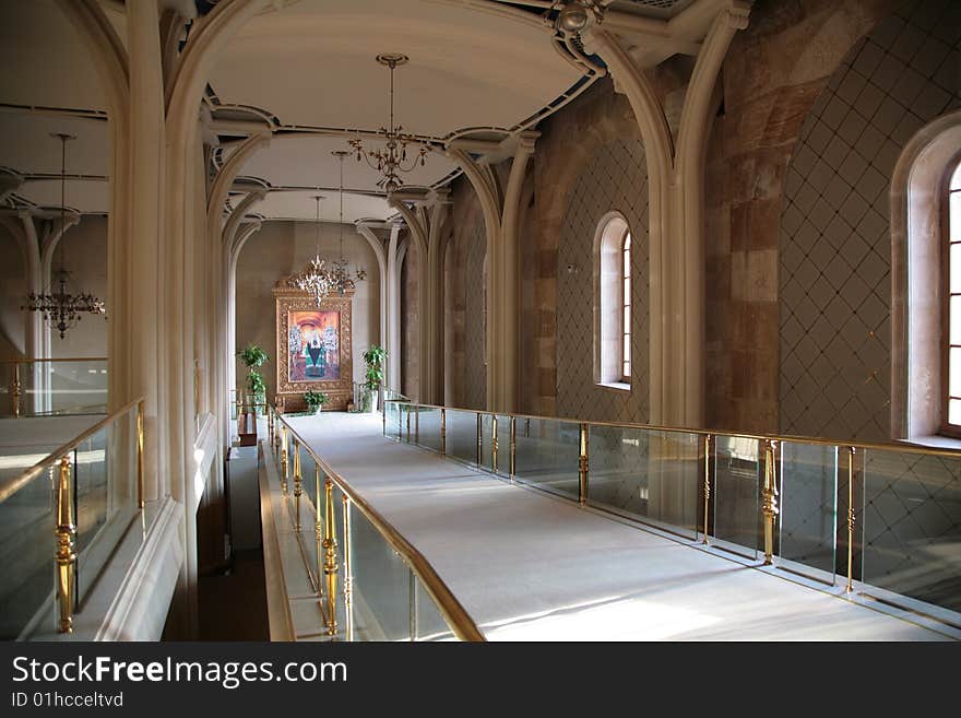 Interior of temple of Christ of Savior