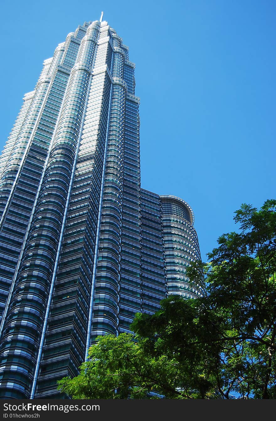 A view of Kuala Lumpur Convention Centre in Malaysia. A view of Kuala Lumpur Convention Centre in Malaysia