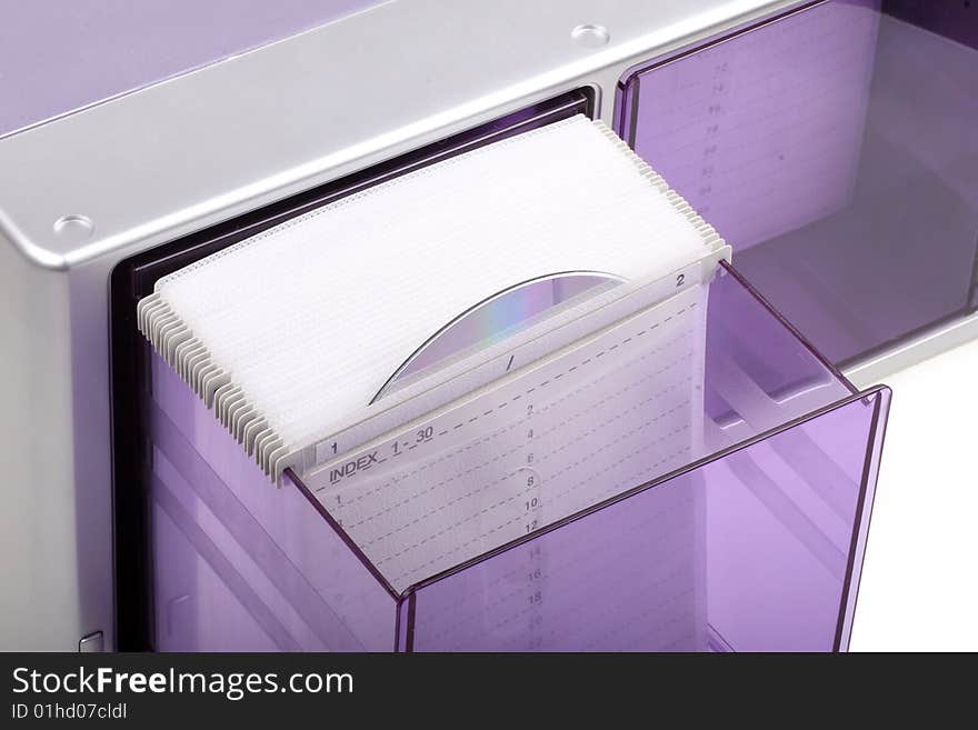 CD box and CD discs on white.
This is a filing system with the CD box. CD box and CD discs on white.
This is a filing system with the CD box.