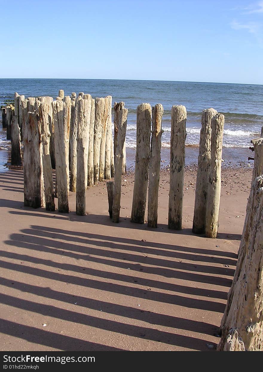 Old Fashioned Groin at Dawlish Warren. Old Fashioned Groin at Dawlish Warren.