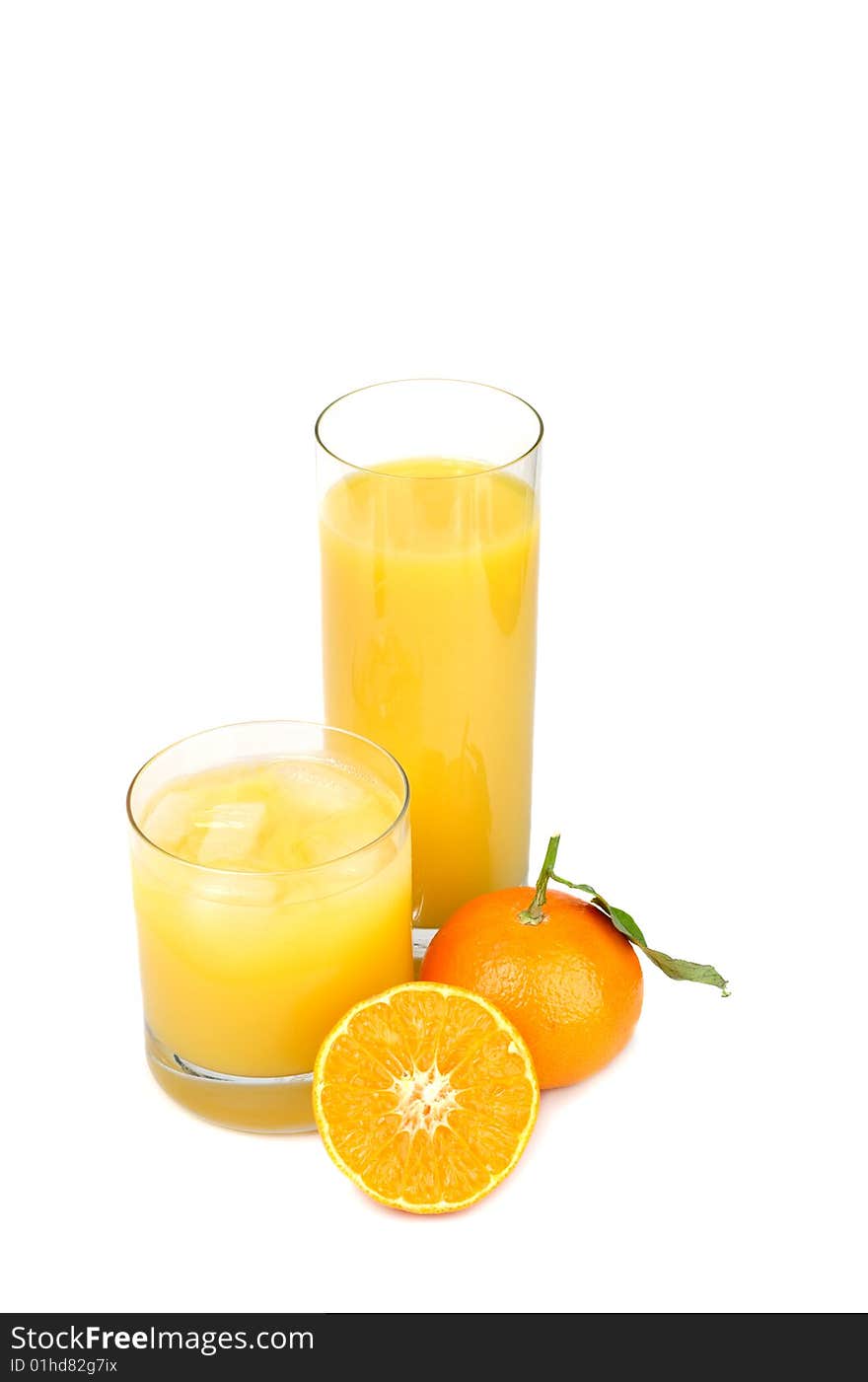 Juice from tangerines