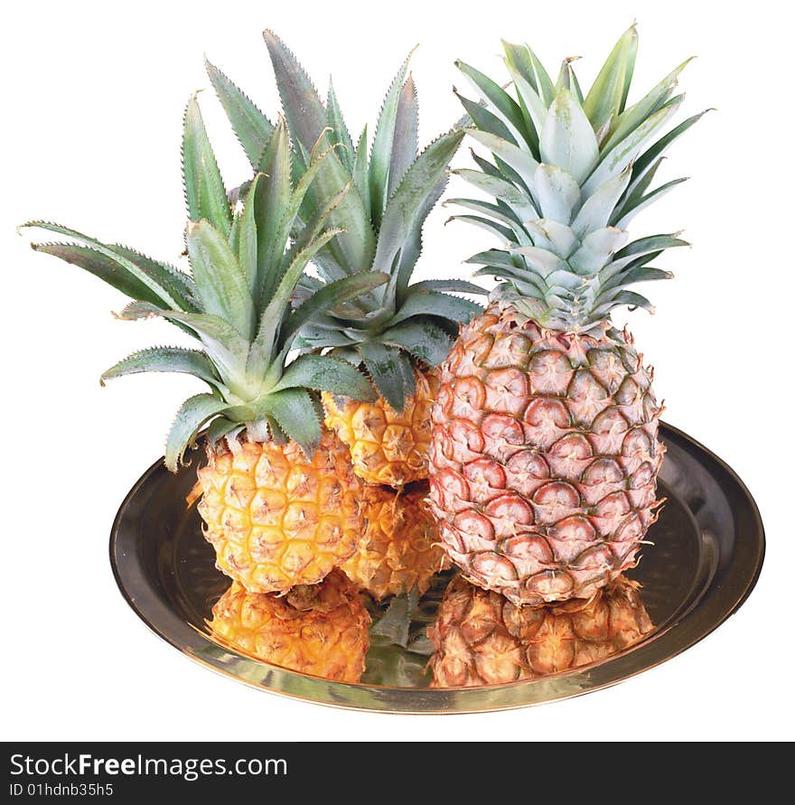 Pineapple On A Tray