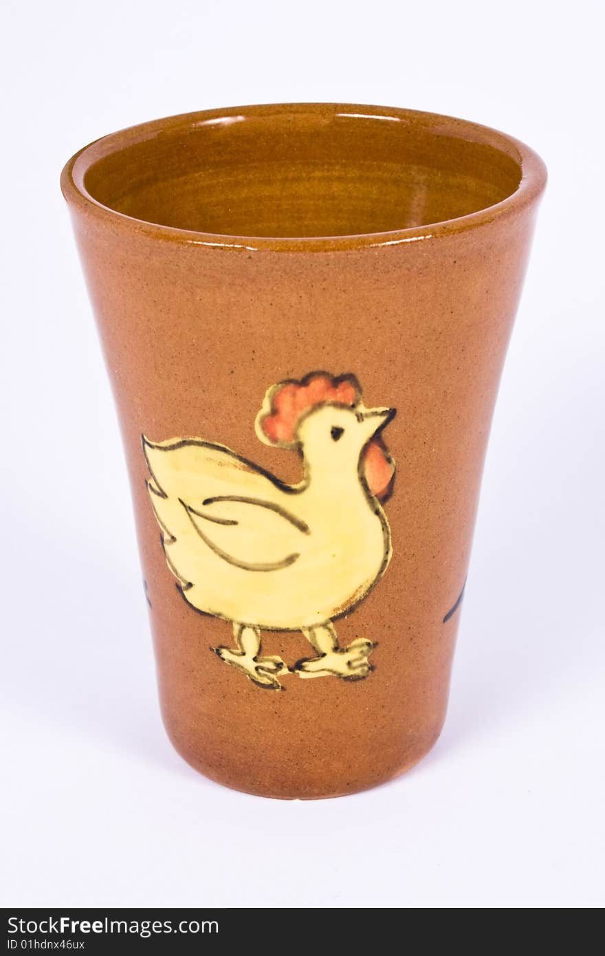 Easter cup with whiter background