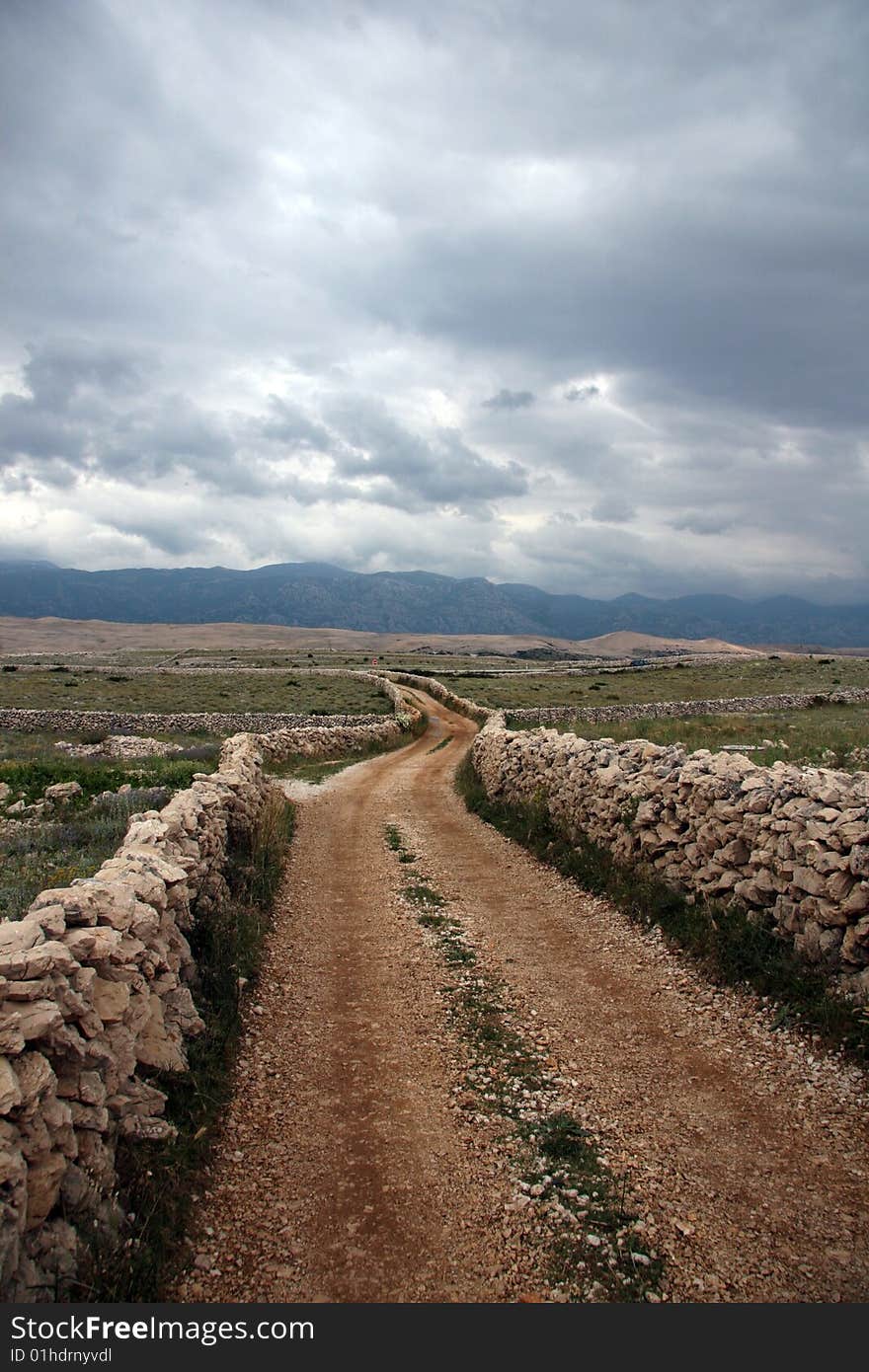 Field trip on the island of Pag - Croatia.