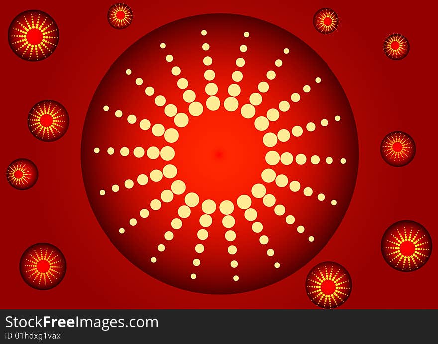 Reds disco music abstract background. Reds disco music abstract background