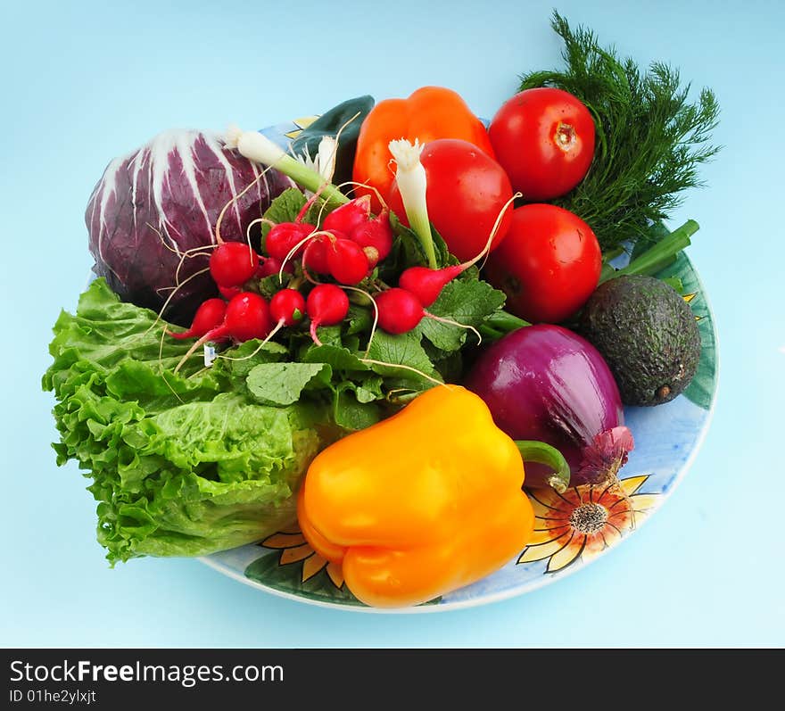 Fresh vegetables are very useful and contain many vitamins