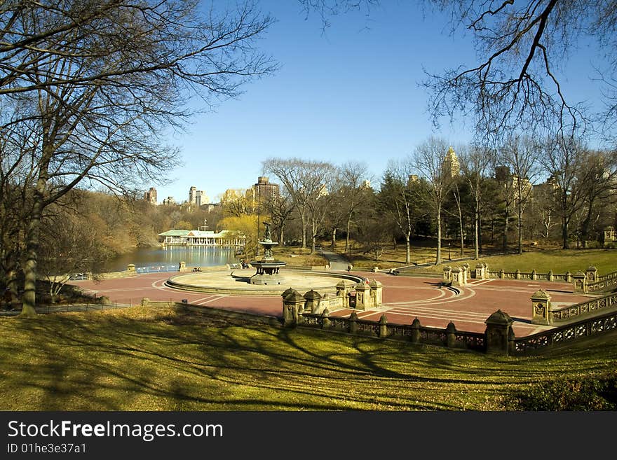 View of the Central Park in New York