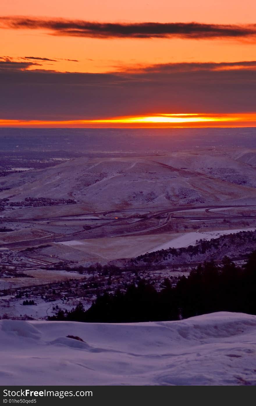 Daybreak Over Golden