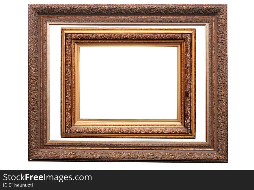 Frame for picture on white background