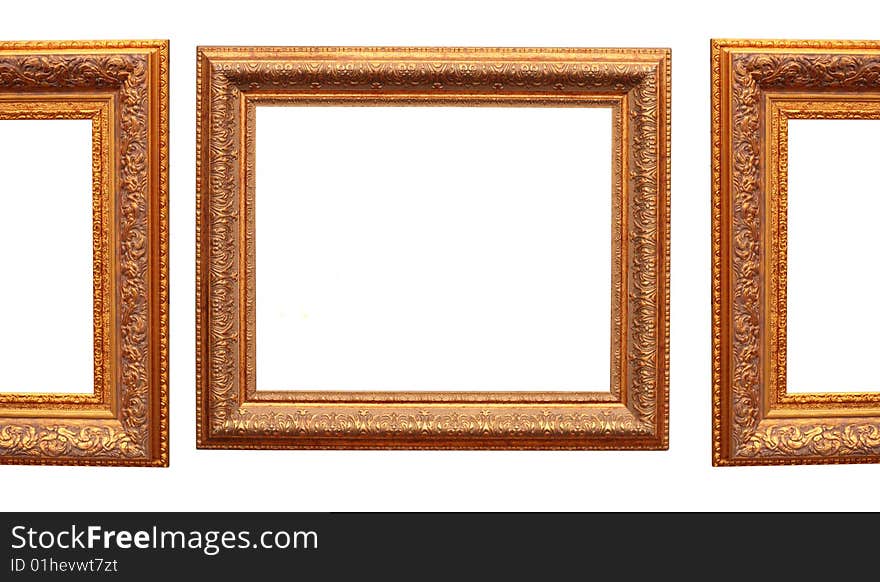 Frames for picture on white