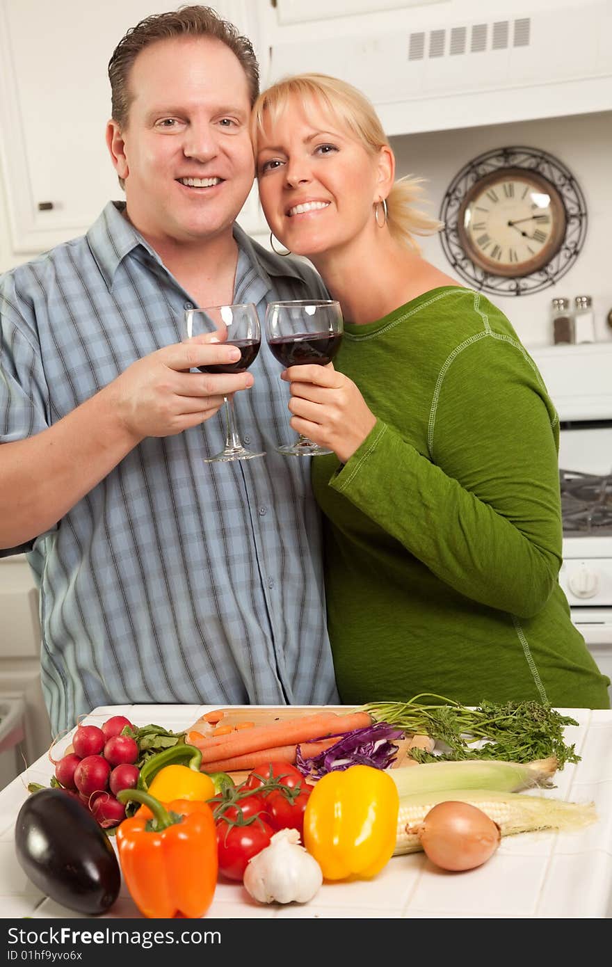 Happy Couple Enjoying An Evening