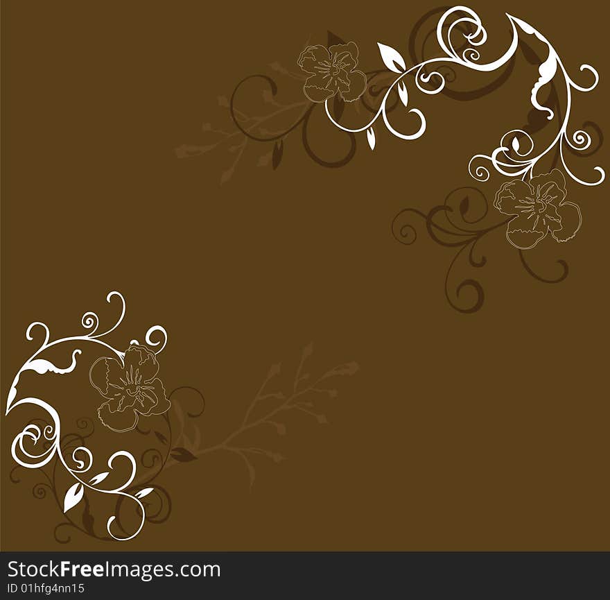 Illustration of a decorative background