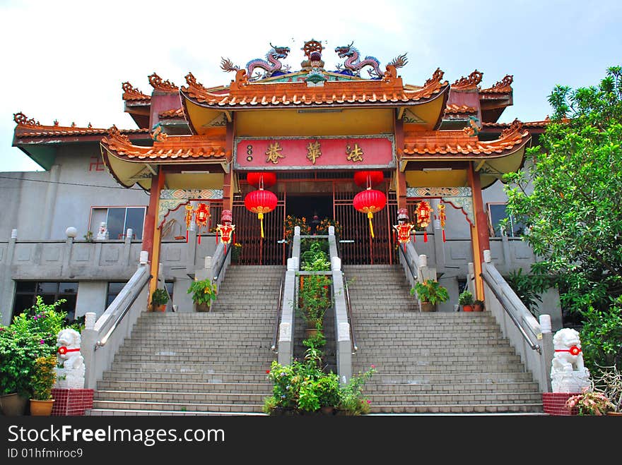 This is chinese temple called fatt wah in malaysia