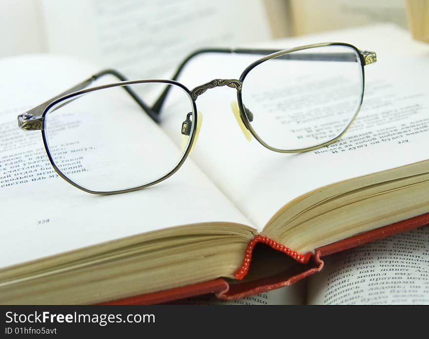 Books And Glasses