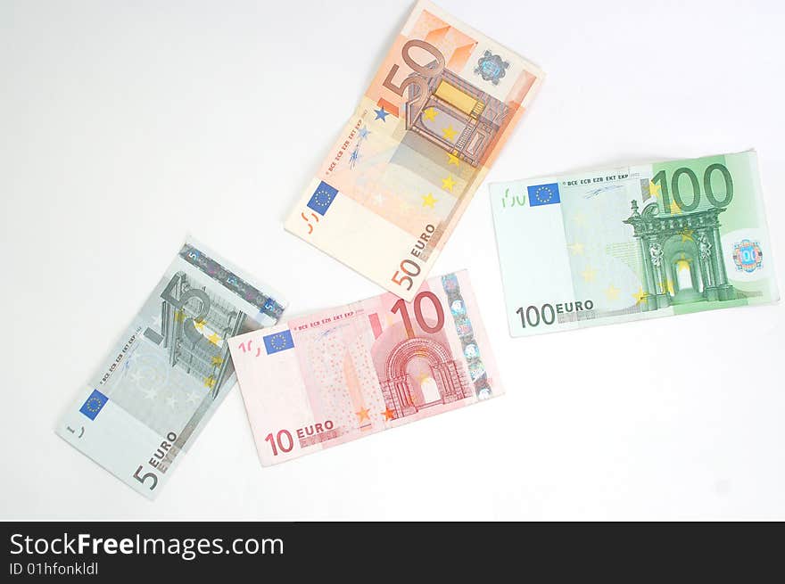 A lot of money (euro bank-notes)