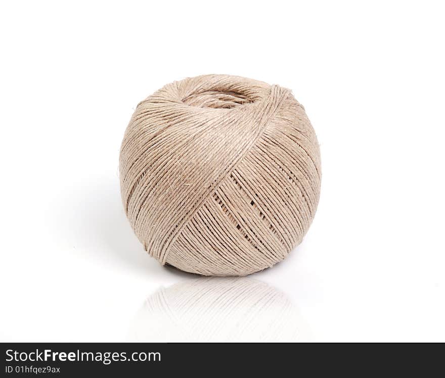 A ball of sting or twine. A ball of sting or twine