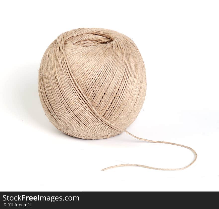 A ball of sting or twine. A ball of sting or twine