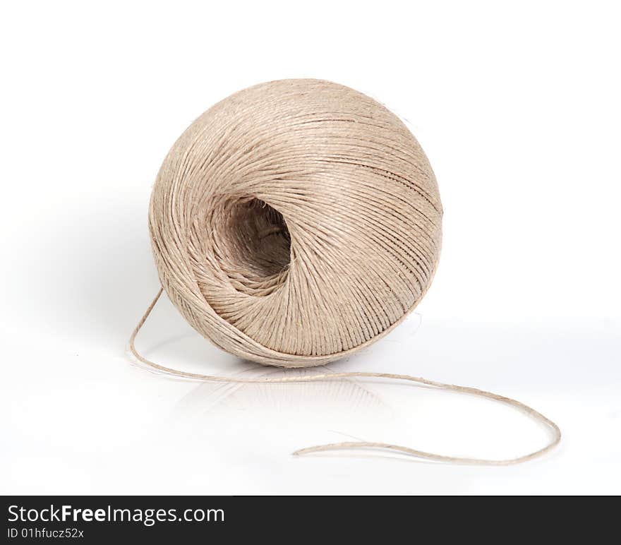 A ball of sting or twine. A ball of sting or twine