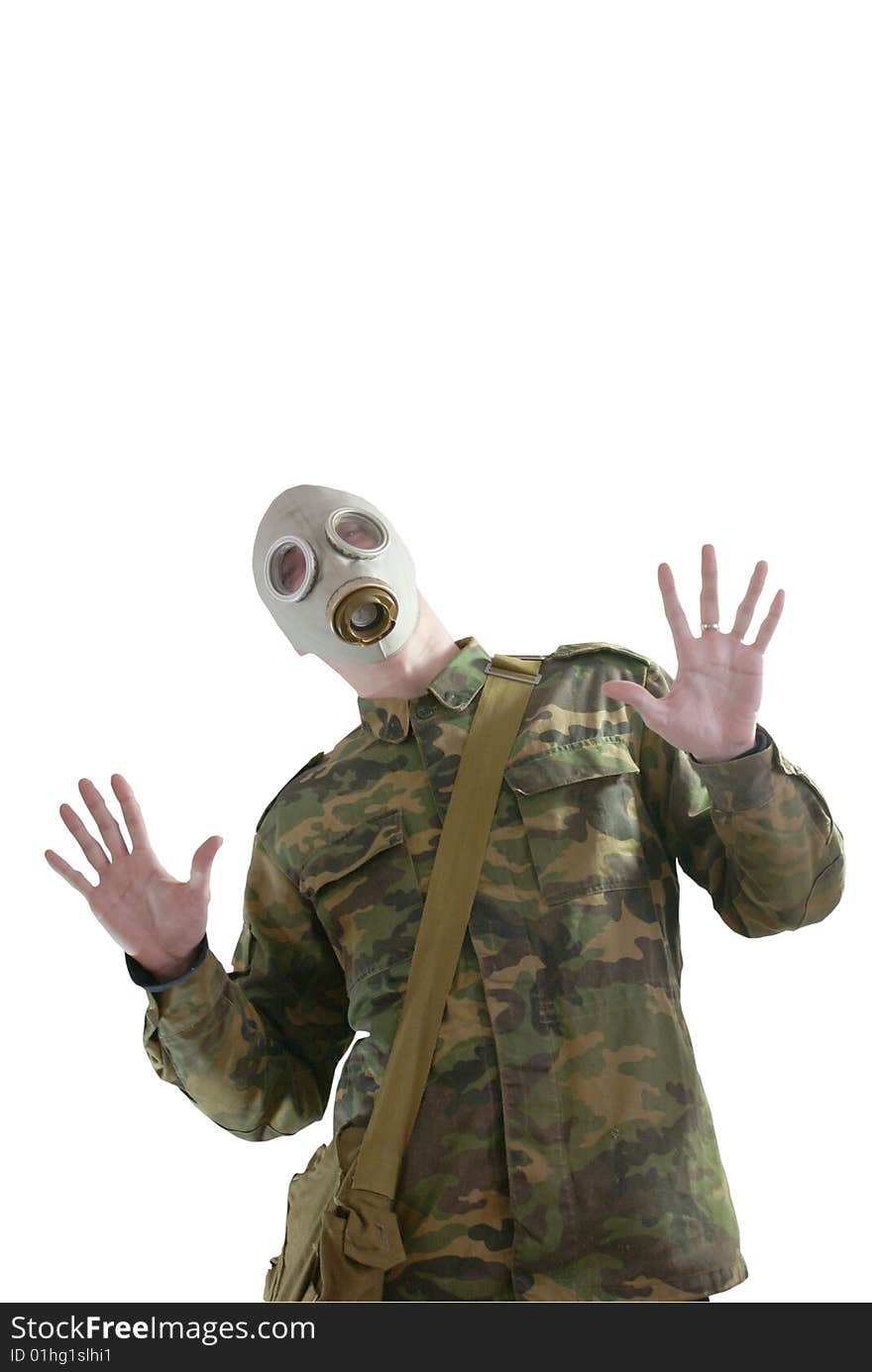 Gas mask - use for protect breath organs from chemical weapon