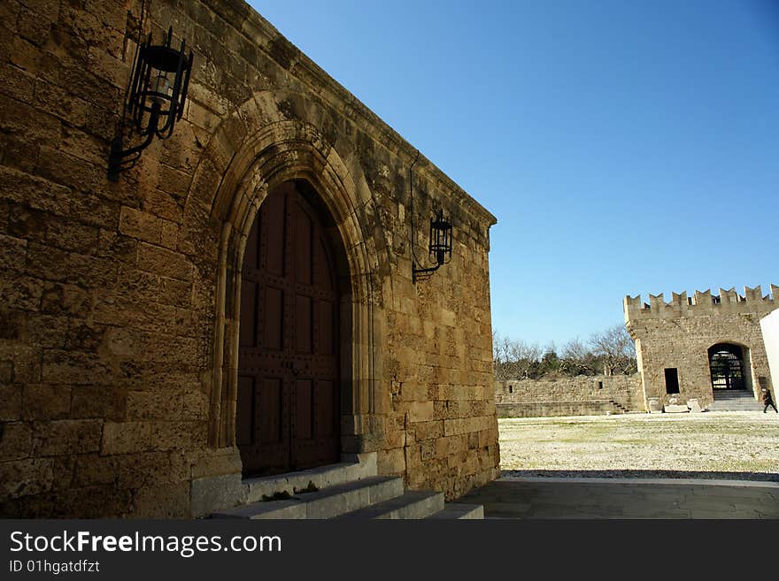 Medieval castle in Rhodes