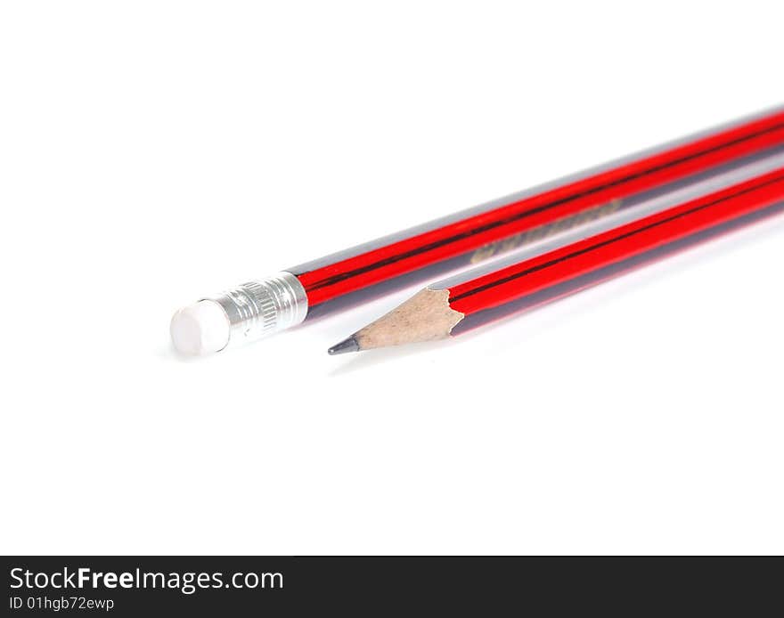 Pencil Red Black