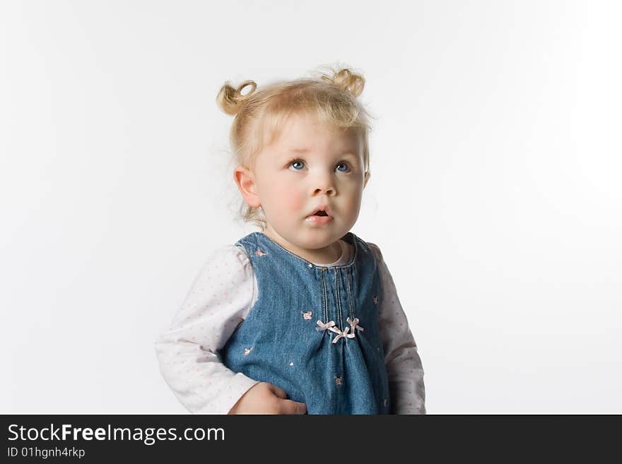 Young Girl In Pigtails