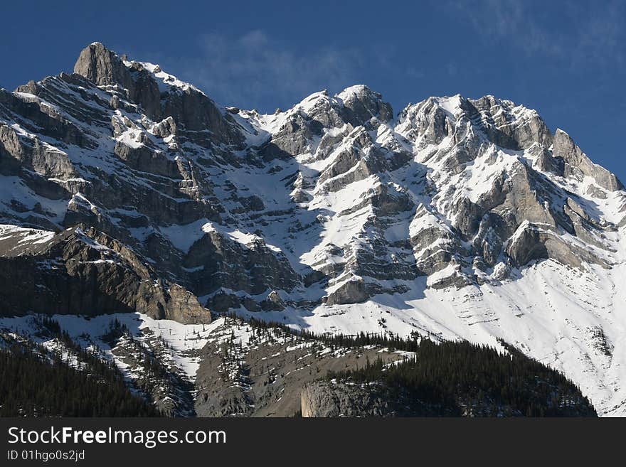 Banff national park, winter, canada. Banff national park, winter, canada