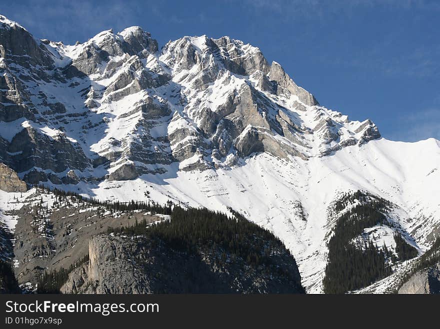 Banff national park, winter, canada. Banff national park, winter, canada